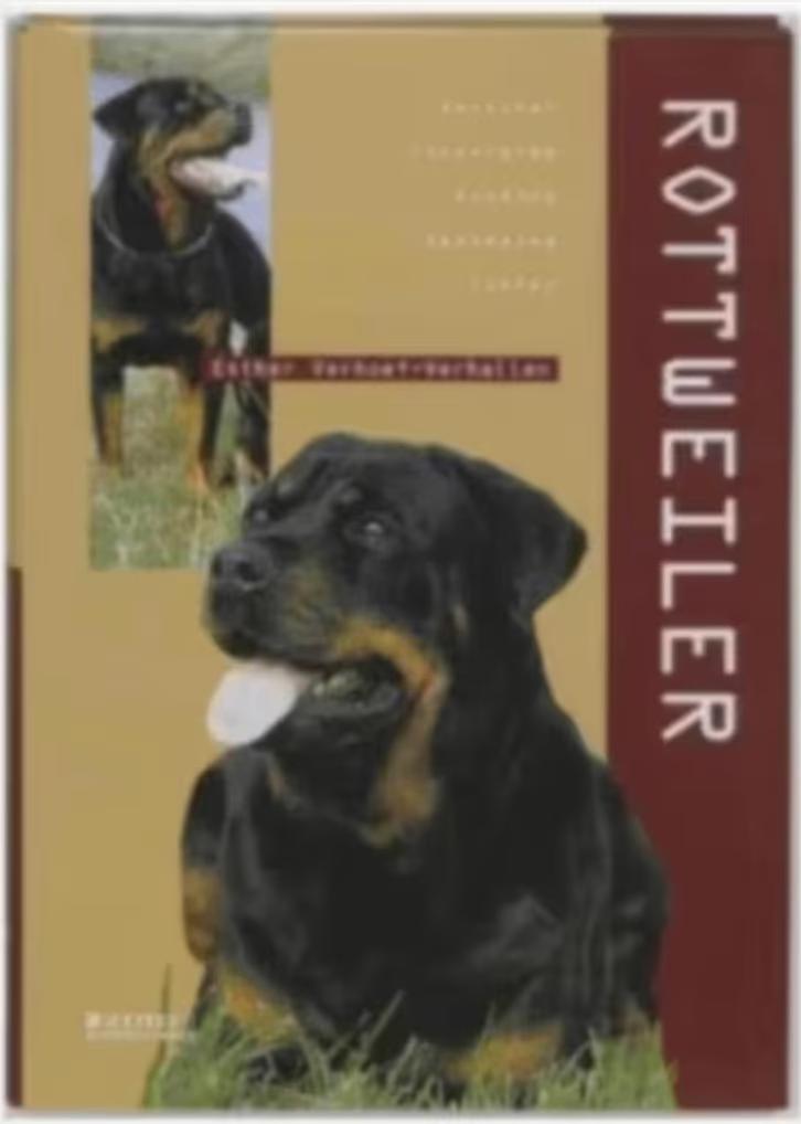Rottweiler (Esther Verhoef-Verhallen), Boeken, Dieren en Huisdieren, Zo goed als nieuw, Honden, Ophalen of Verzenden