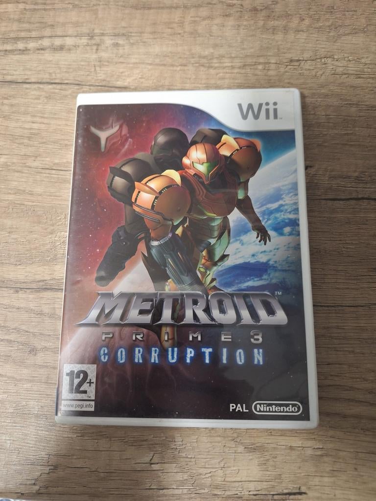 Nintendo Wii Metroid Prime 3 Corruption uit 2007, Spelcomputers en Games, 1 speler, Ophalen of Verzenden, Zo goed als nieuw, Vanaf 12 jaar