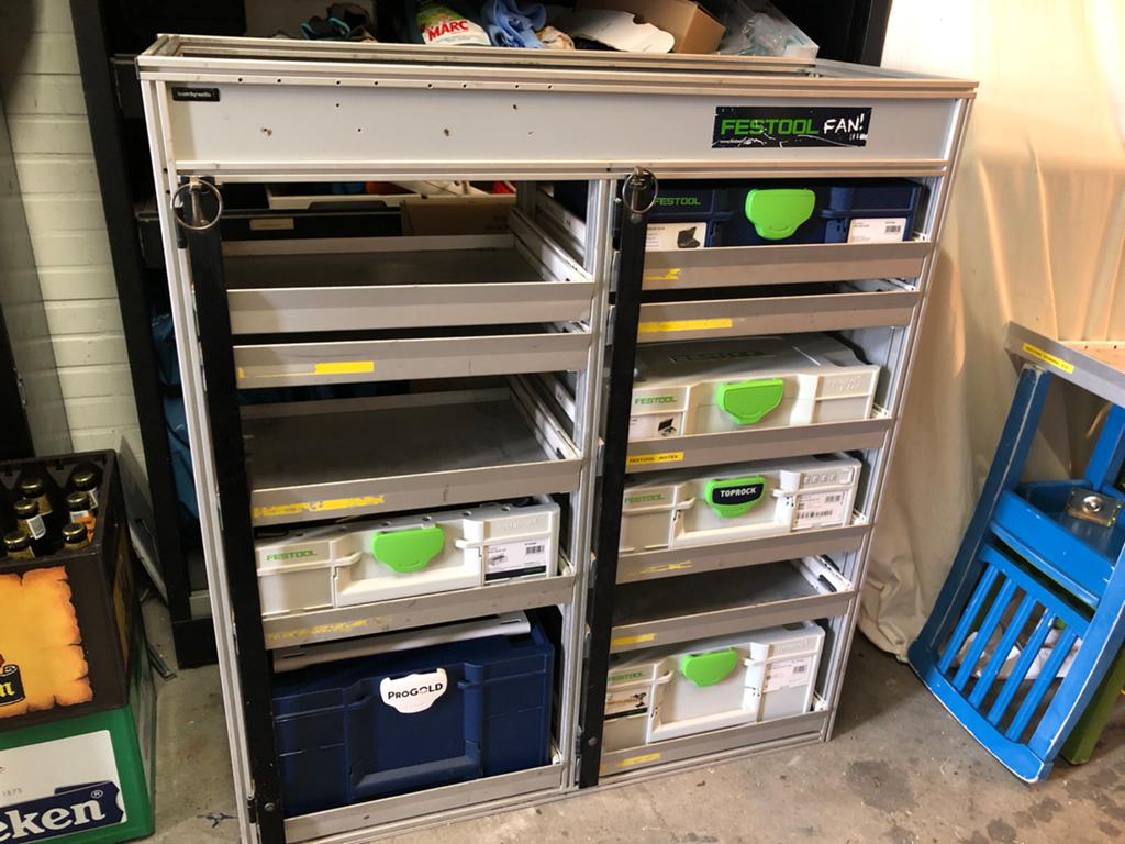Werkkast /systainer kast / werkbus / bedrijfswageninrichting, Auto diversen, Ophalen