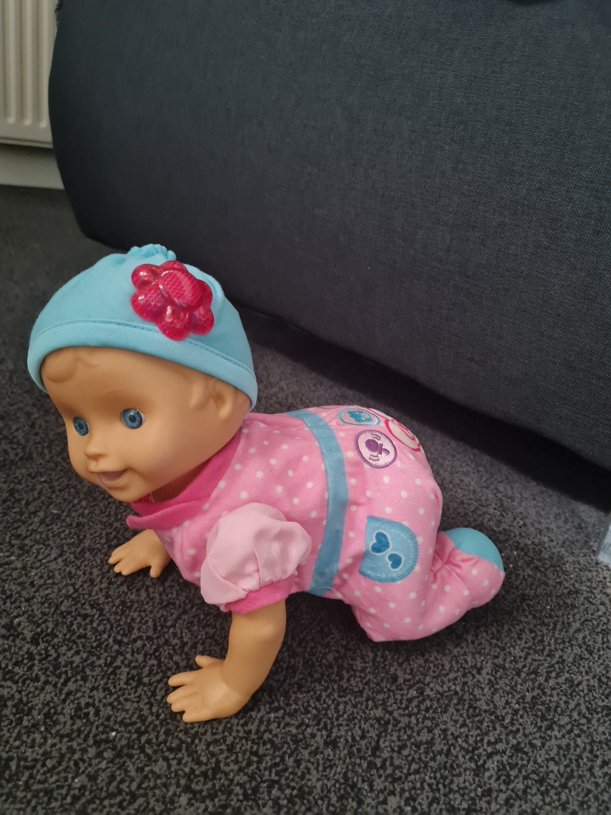 VTech Little Love kruipende babypop, Ophalen, Zo goed als nieuw, Babypop