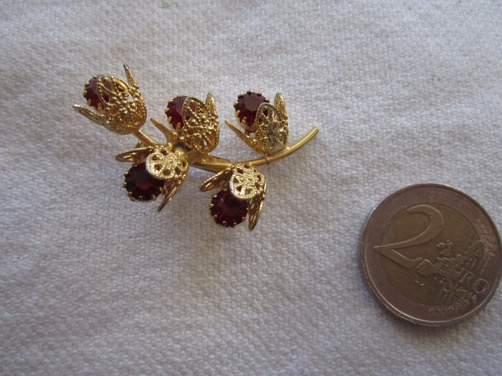 33.  Schitterende oude broche,, Ophalen, Overige materialen, Broche