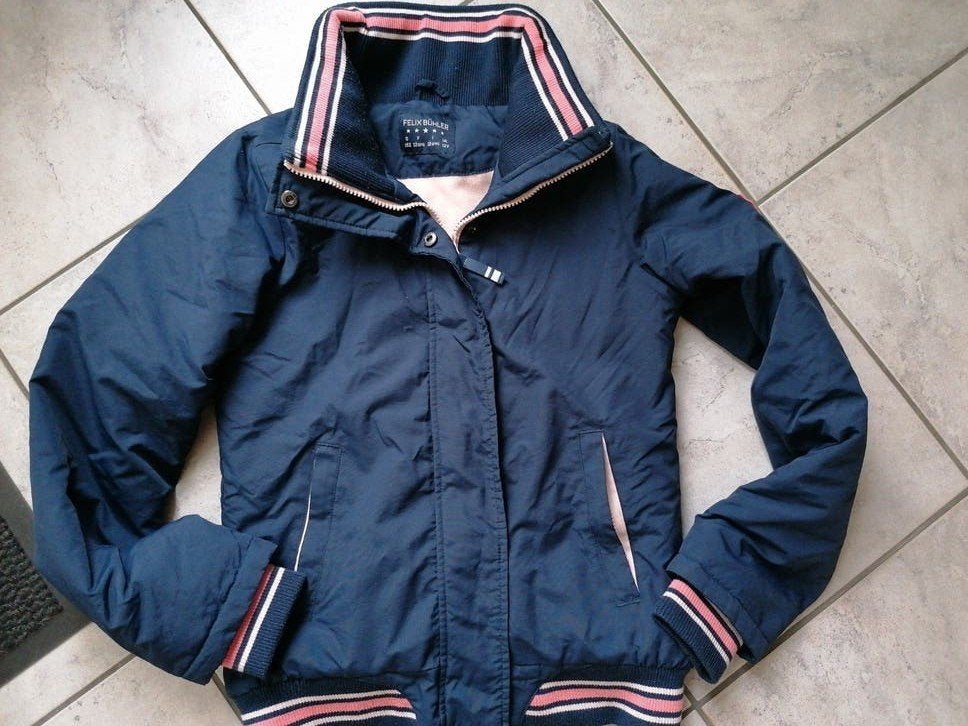 paardrijkleding jas Felix buhler maat 146/ 152, Blauw, Kinderen, Dressuur, Ritssluiting
