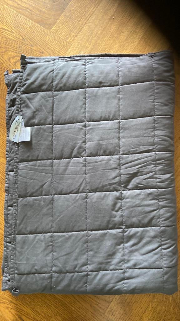 Calmzy zwaartedeken, verzwaringsdeken, 7 kg, Eenpersoons, Ophalen of Verzenden, Grijs, Deken of Dekbed