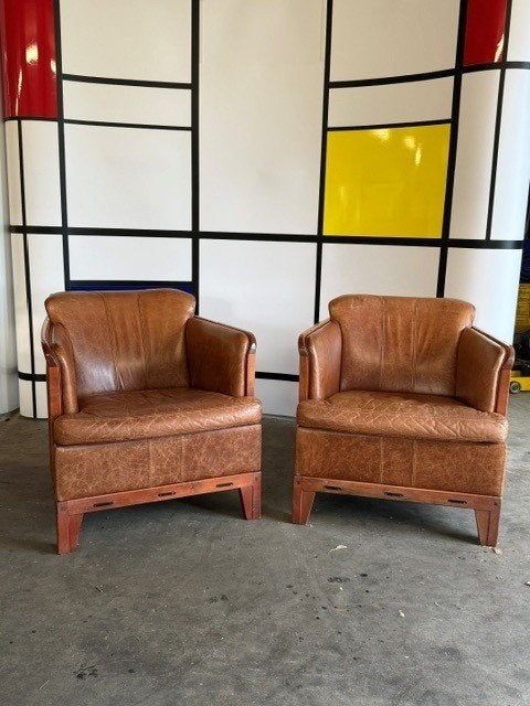 Schuitema 'Shaker' Easy Chair, Huis en Inrichting, Ophalen, Gebruikt, Twee, Bruin