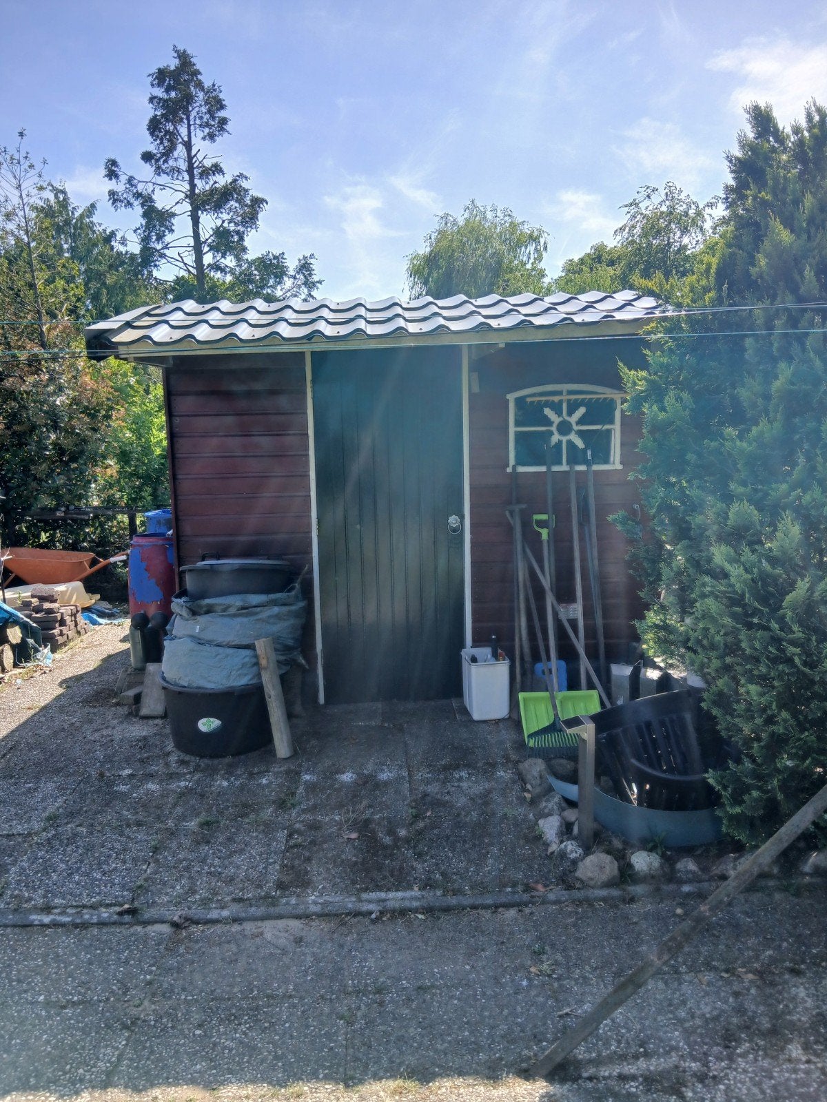 Tuinhuisje, Ophalen, Gebruikt
