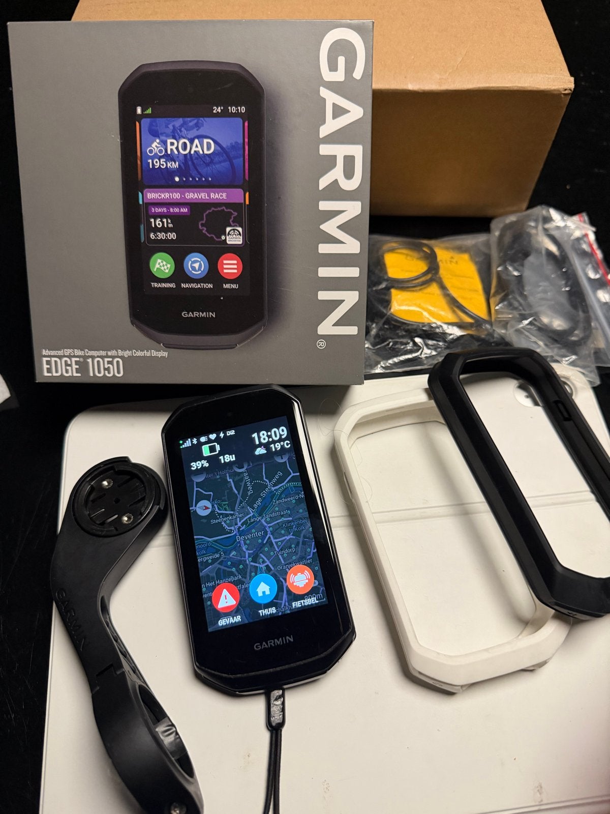 Garmin Edge 1050 GPS Fietscomputer - Zo goed als nieuw, Ophalen of Verzenden, GPS, Zo goed als nieuw