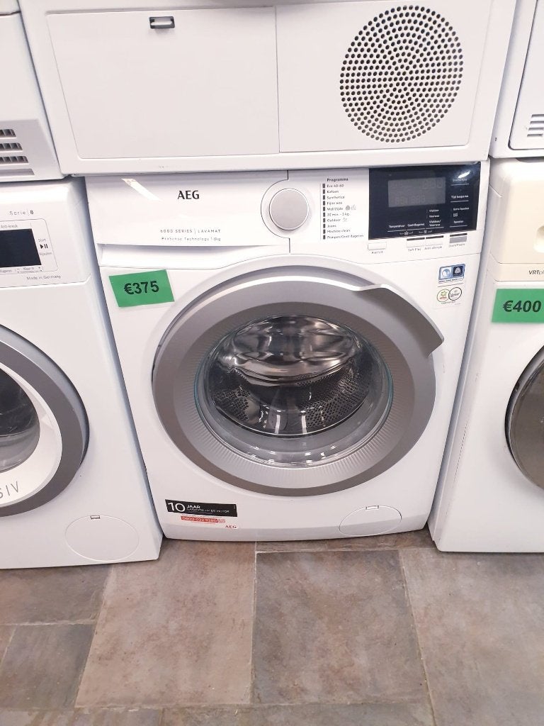 aeg wasmachine A++ 8kg inc 6 mnd garantie, Witgoed en Apparatuur, Ophalen, 1200 tot 1600 toeren, 8 tot 10 kg, Zo goed als nieuw