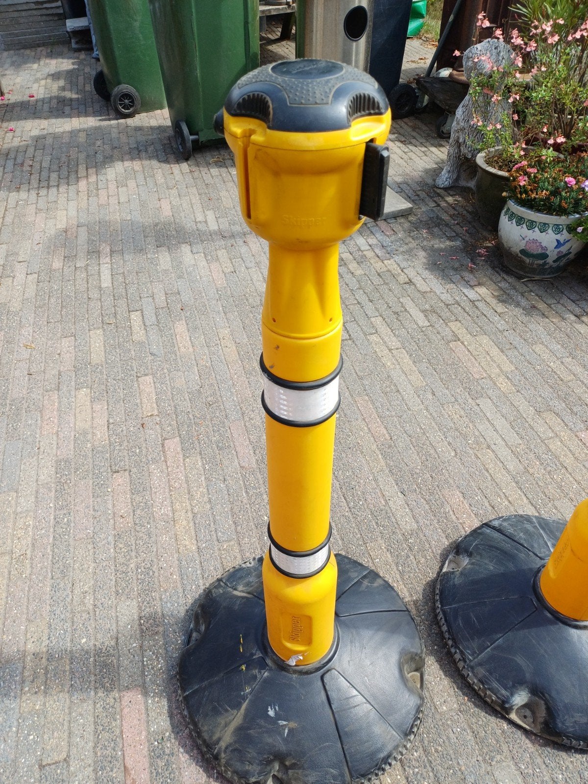 Skipper afzetpalen met afzetlint - 2 stuks, Ophalen, Gebruikt
