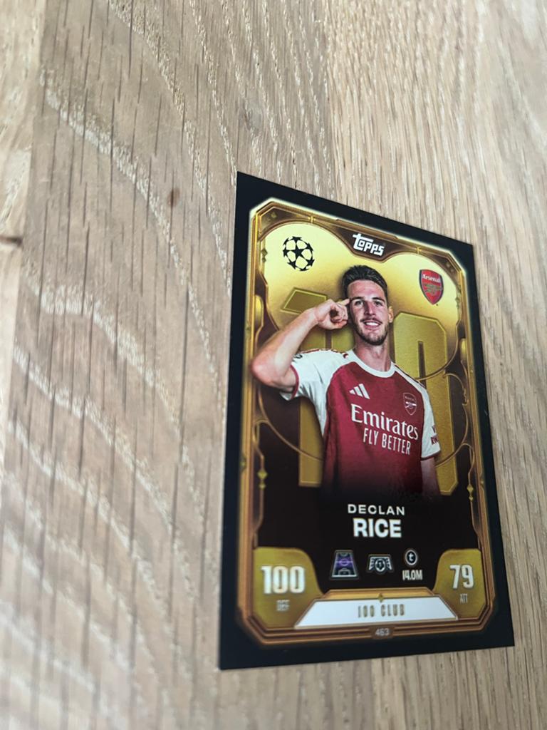 Declan Rice Topps Match Attax Champions League kaart, Ophalen of Verzenden, Zo goed als nieuw, Buitenlandse clubs, Spelerskaart