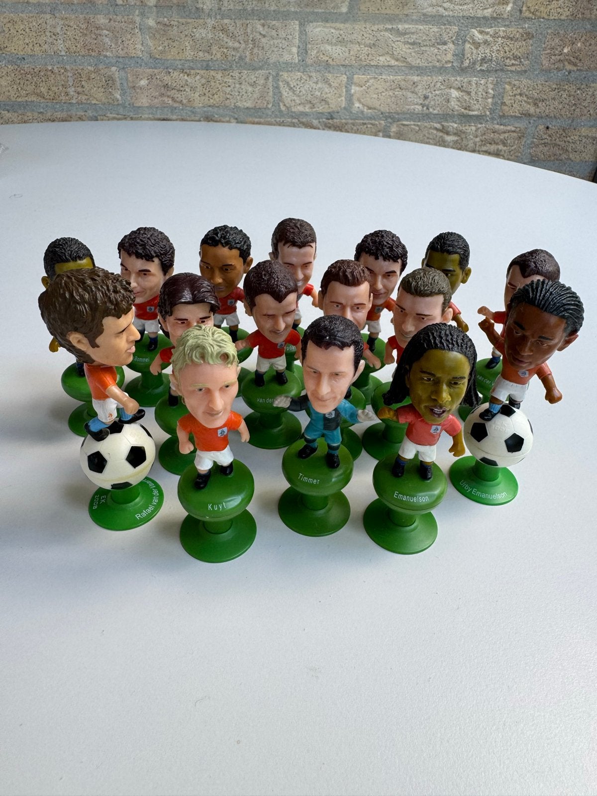 Oranje Leeuwen Voetbal Bobbleheads - Collectie, Verzenden, Gebruikt, Overige sporten, Beeldje of Poppetje