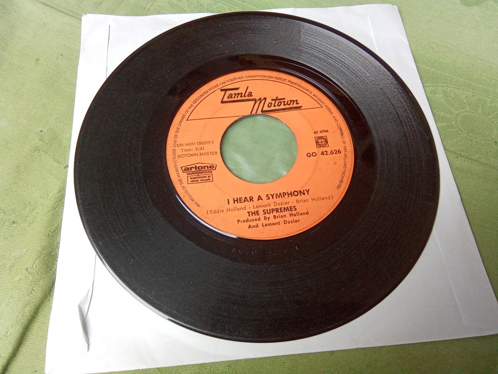 the Supremes.           I hear a symphony, Verzenden, Gebruikt, 7 inch, Pop