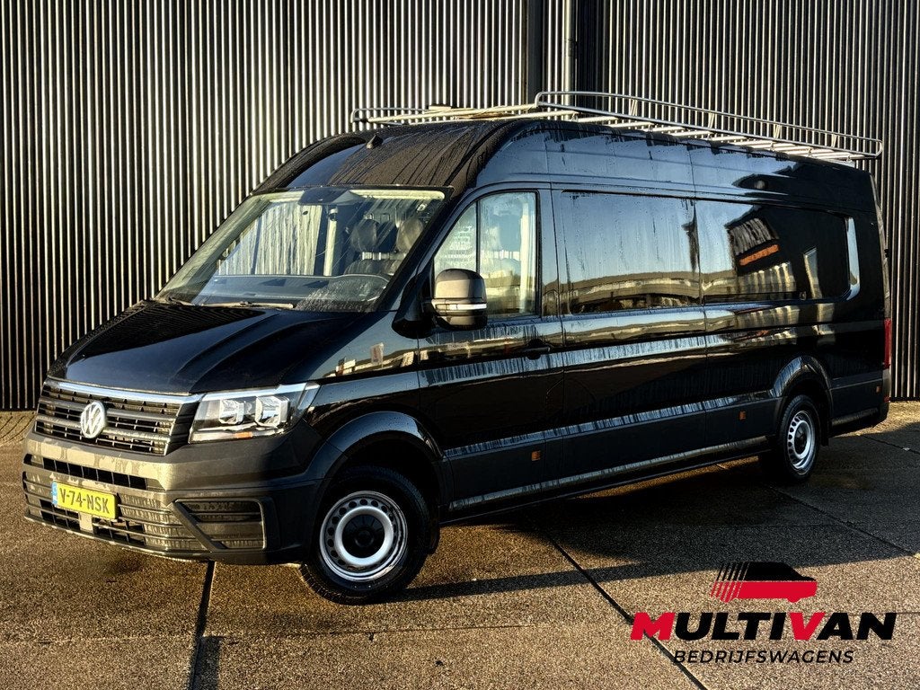 Volkswagen Crafter 35 2.0 TDI L4H3 177PK AUTOMAAT MARGE | MO, Auto's, Bestelauto's, Stof, Gebruikt, 4 cilinders, Volkswagen