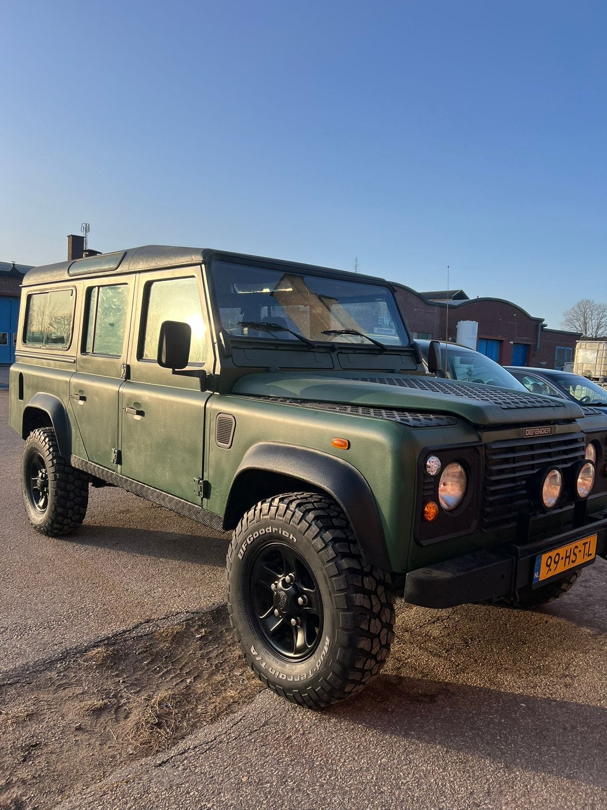 Land Rover Defender 2.5TD5 ST WGN 110 2001 Groen, Auto's, 122 pk, Defender, Particulier, 1955 kg