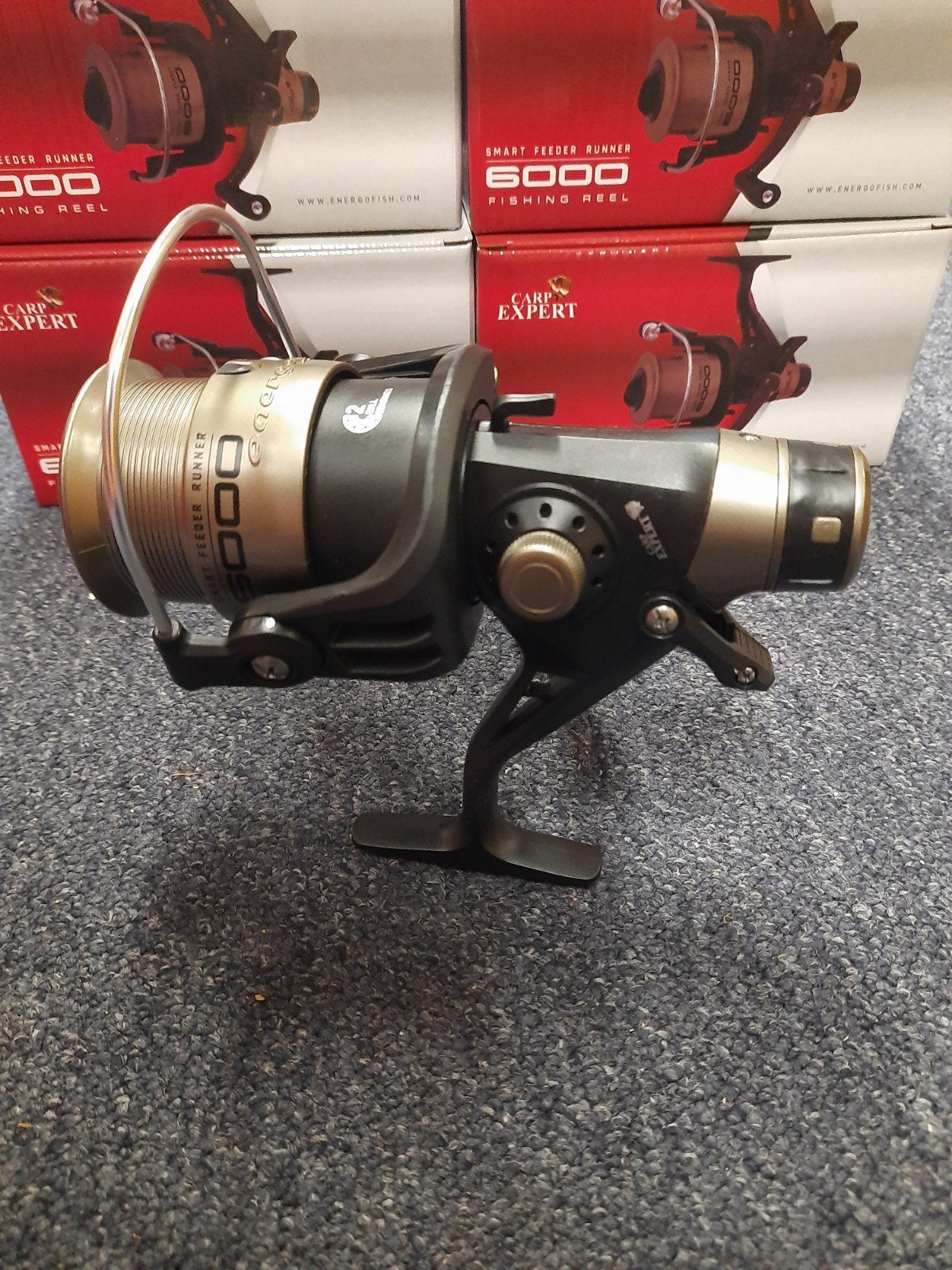 partij van 5 Carp Expert 6000 vrijloopmolens, Molen, Carp expert, Nieuw, Ophalen of Verzenden