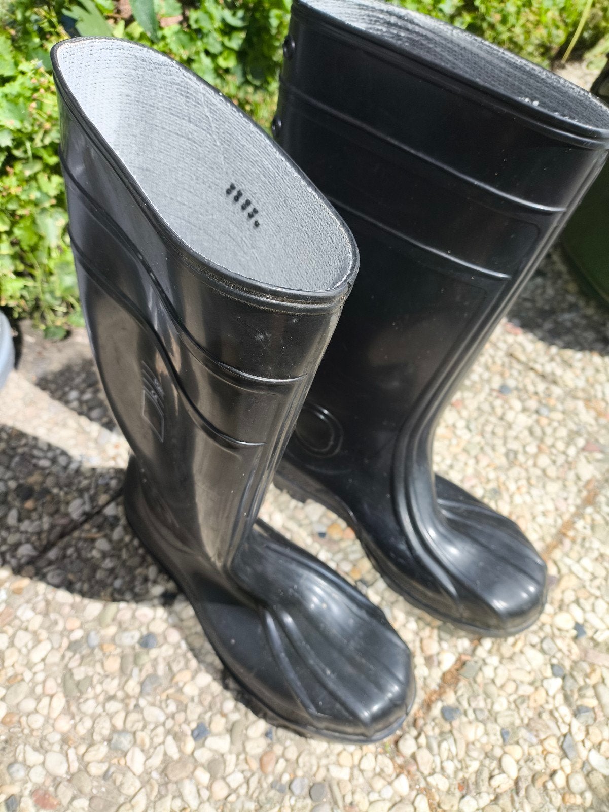 Zwarte Werk laarzen met Stalen Neuzen, Tuin en Terras, Werkkleding, Ophalen of Verzenden, Laarzen