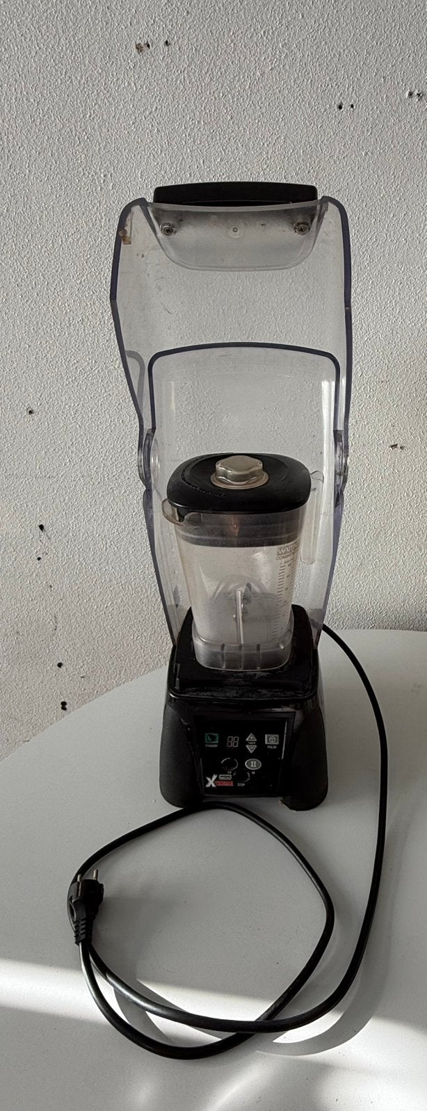 Waring MX1100XTX Xtreme Hi-Power blender timer geluidsdemper, Ophalen of Verzenden, Zo goed als nieuw, Blender