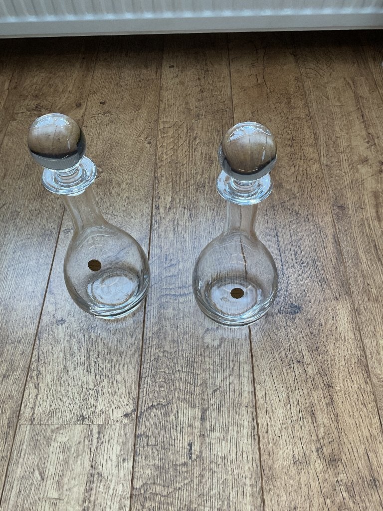 2 keer Bourgogne kristallen karaf, Verzamelen, Ophalen, Zo goed als nieuw, Overige typen