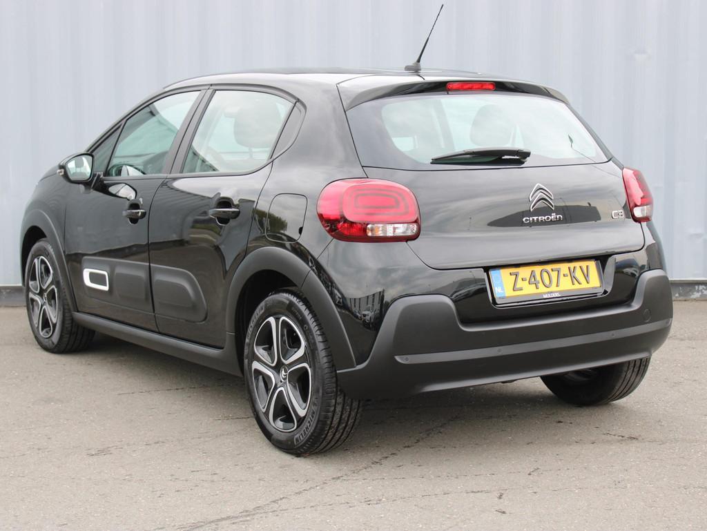 Citroen C3 1.2 PT 83PK PLUS NAVI/PARKSENS/CLIMA, Auto's, Citroën, Euro 6, 1199 cc, 450 kg, Zwart