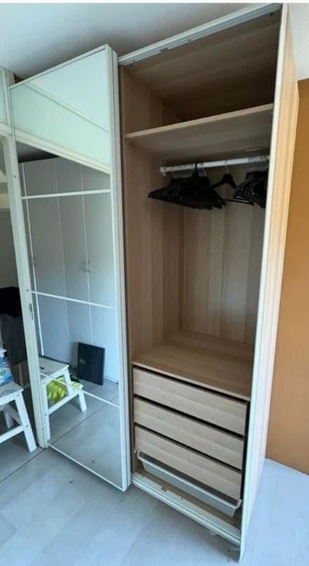 IKEA PAX kledingkast 150x58x236cm, Bezorg-/montageoptie, Gebruikt, 200 cm of meer, 150 tot 200 cm, Eikenhout