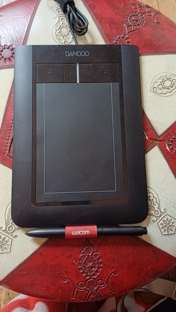 Wacom Bamboo CTH-460 tekentablet met pen, Computers en Software, Tekentablets, Gebruikt, Ophalen of Verzenden