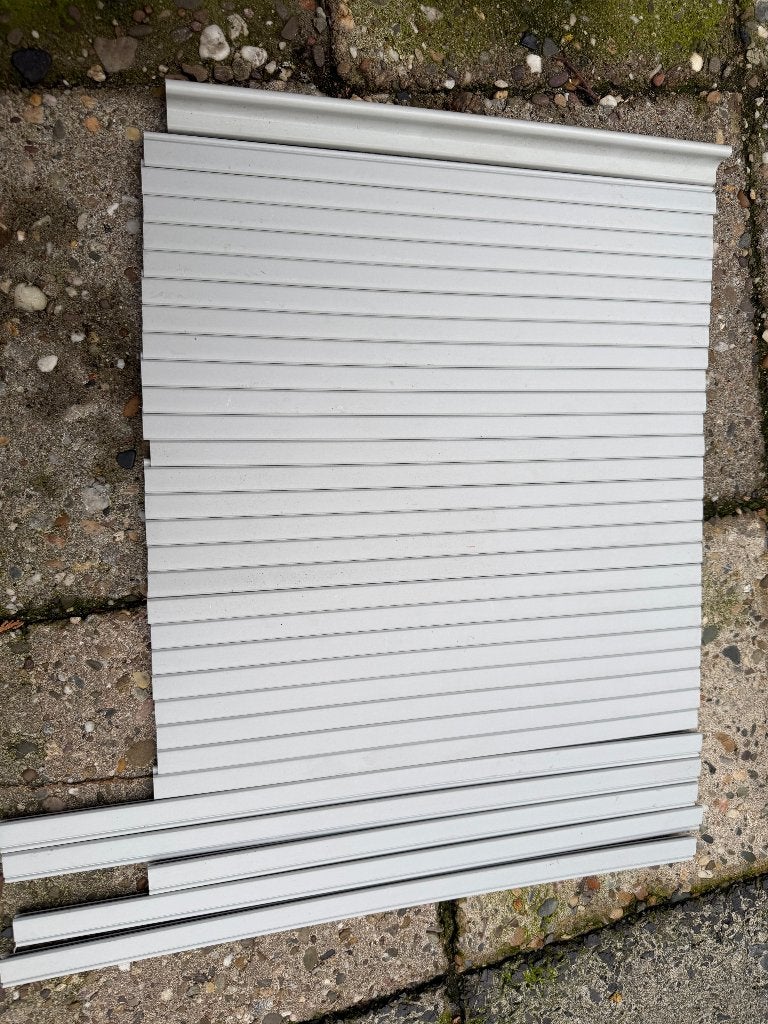 B026 - Aluminium roldeur lamellen, Ophalen, Gebruikt, Overige kleuren, 200 cm of meer