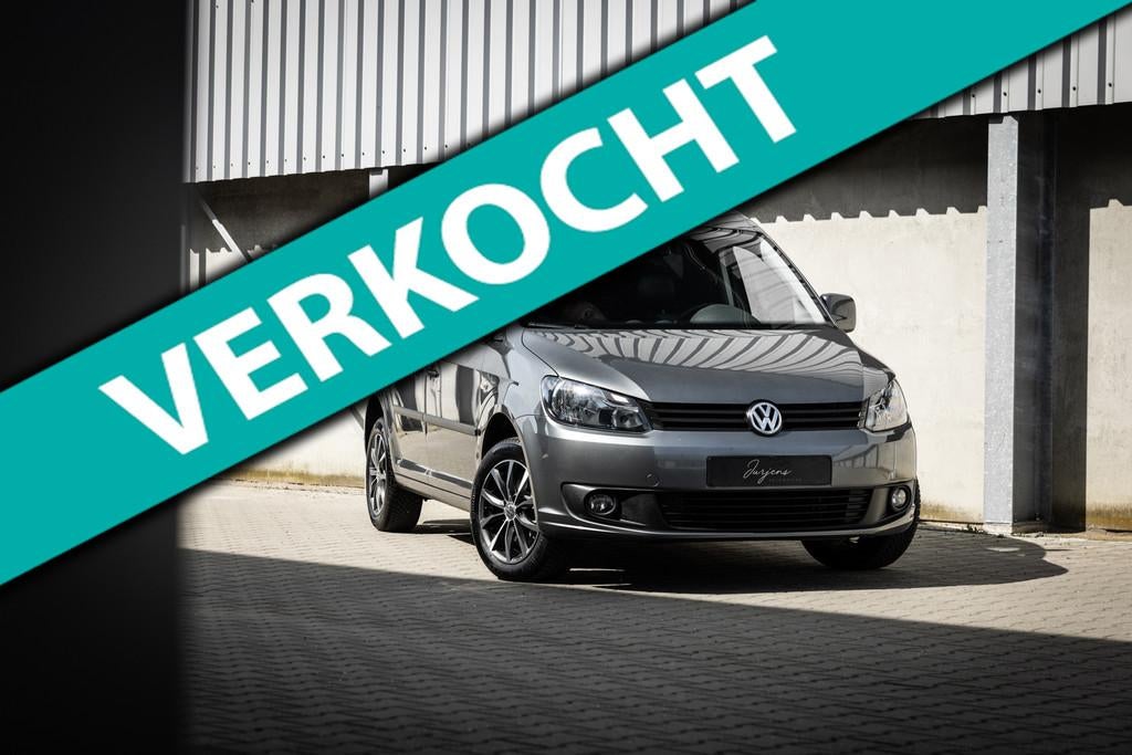 Volkswagen Caddy 1.6 TDI Highline DSG | Orig NL | Lage KM |, Euro 5, Gebruikt, Zwart, 4 cilinders