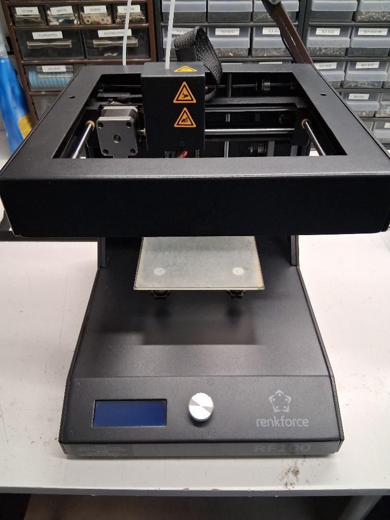 Renkforce RF100 3D printer met filament, Ophalen of Verzenden, Zo goed als nieuw, Renkforce, Filament