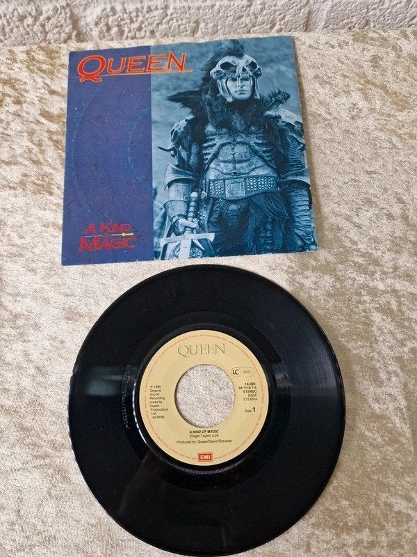 Queen A Kind Of Magic 7” Vinyl NL 1986, Ophalen of Verzenden, Gebruikt, Pop