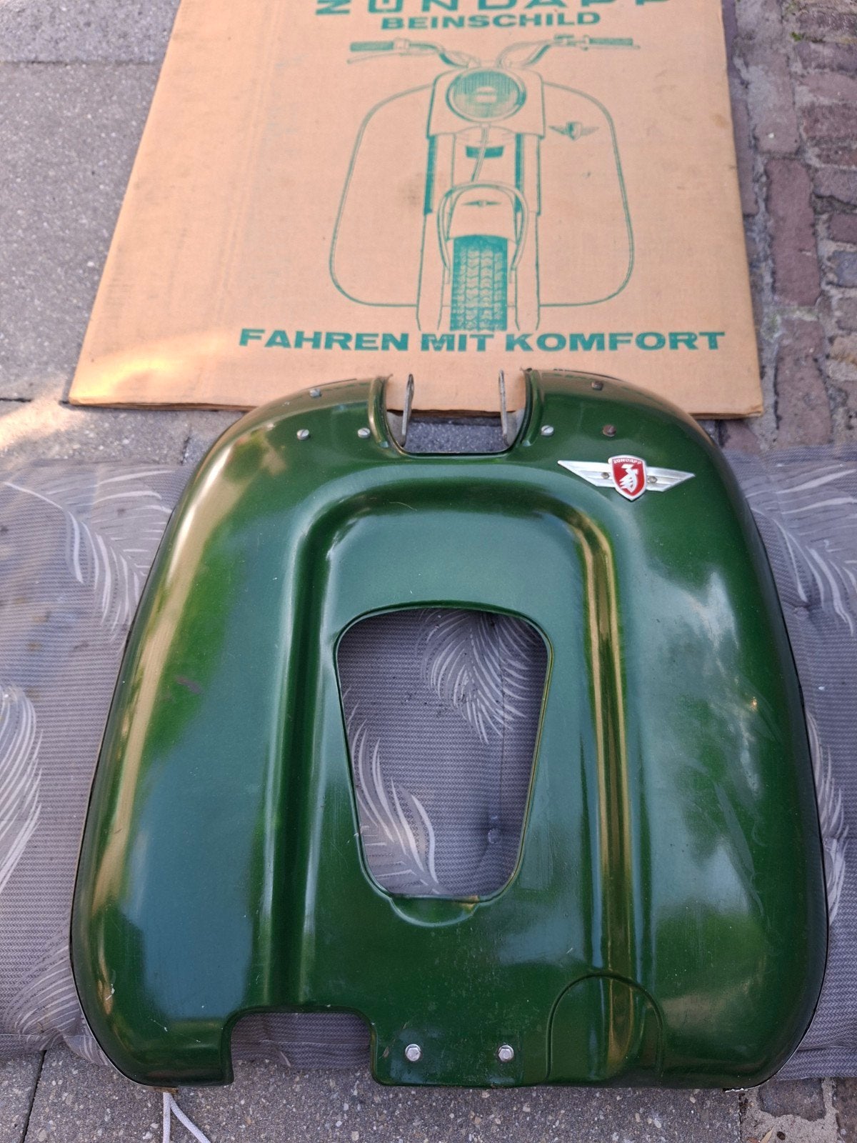 zundapp beenschild boswachter origineel, Fietsen en Brommers, Ophalen of Verzenden, Zo goed als nieuw