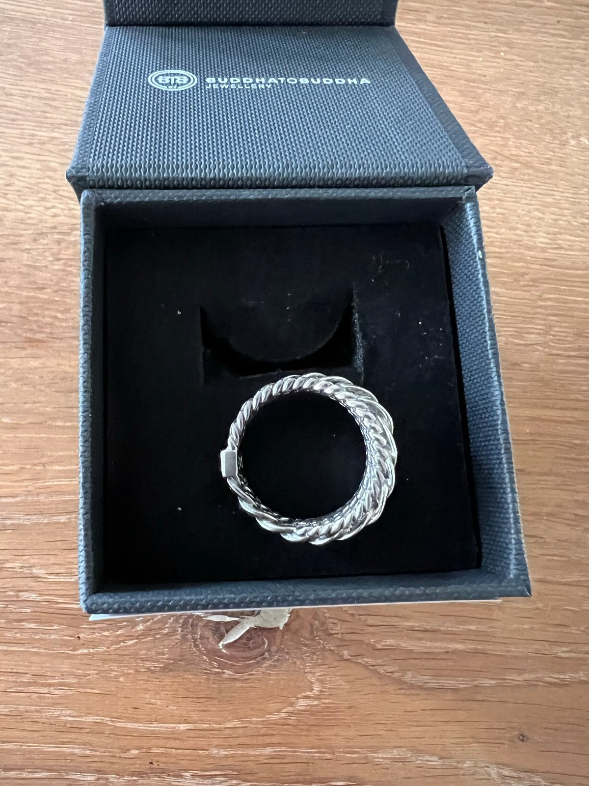 Buddha to Buddha armband en ring set, Ophalen, Zo goed als nieuw, Zilver