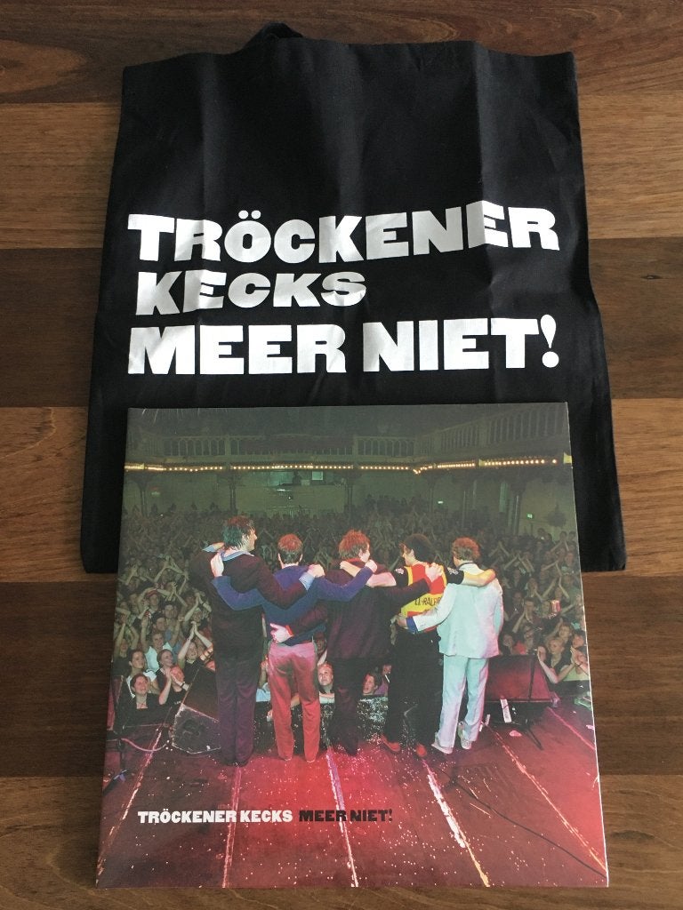 Vinyl 2LP + Totebag Trockener Kecks Meer Niet! Live NIEUW, Ophalen of Verzenden, Pop, Nieuw in verpakking, Dubbel-LP