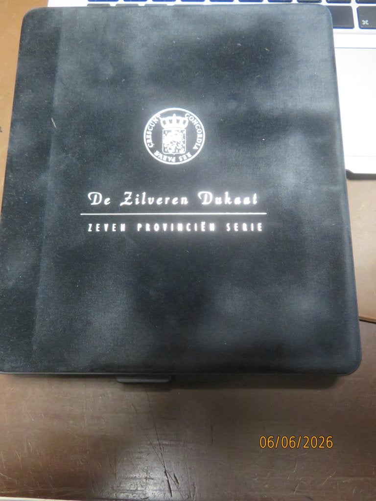 No.558- De Zilver Dukaten set Nederland. Lees, Postzegels en Munten, Munten | Nederland, Koningin Beatrix, Zilver, Losse munt