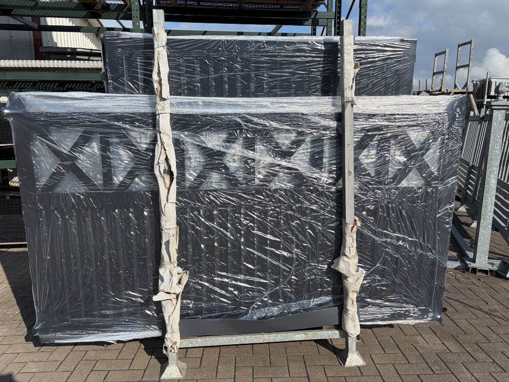 nieuwe dubbele poort met slot, Ophalen, 100 tot 150 cm, Nieuw, IJzer