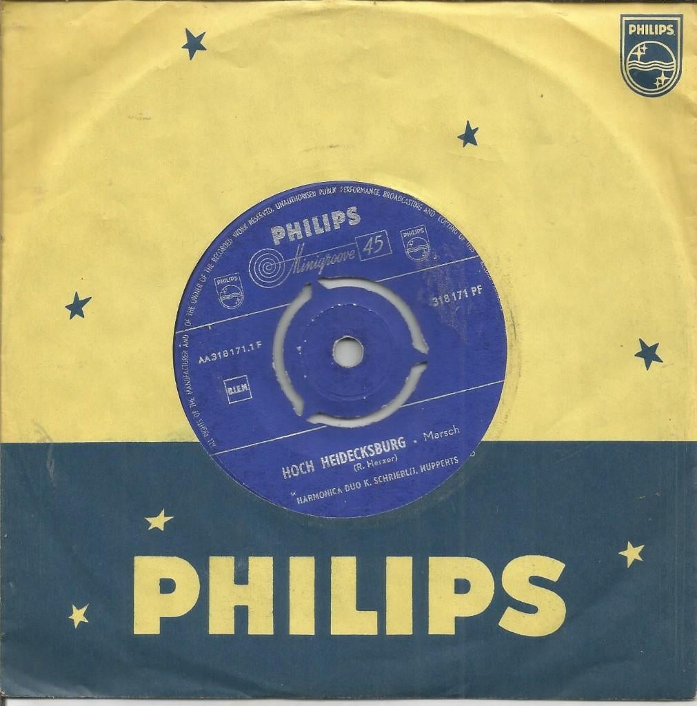 K. Schriebl / J. Hupperts – Hoch Heidecksburg (1958), Gebruikt, Voor 1960, 7 inch, Ophalen of Verzenden