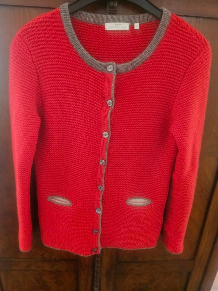 Delicate Love Trachten Vest - Rood (Maat S), Ophalen of Verzenden, Delicate Love, Maat 36 (S), Gedragen