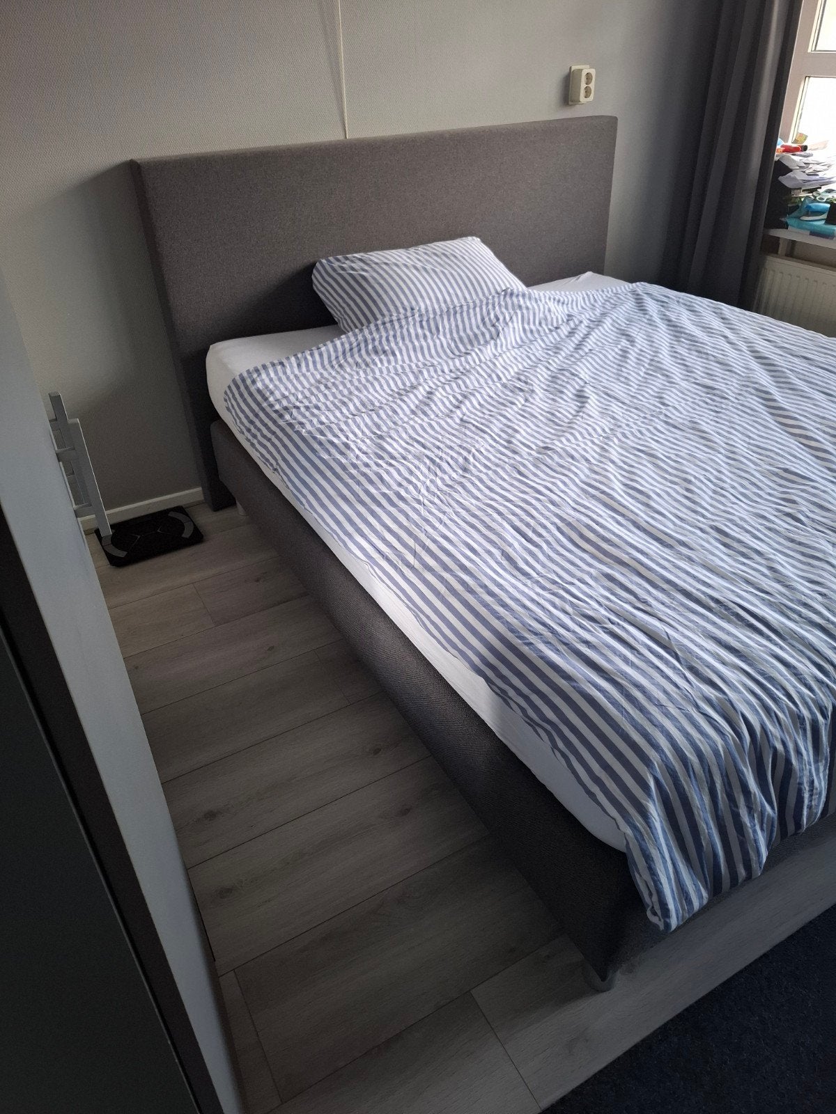Swiss Sense Boxspring 160x200 met Matras ZGNS, Ophalen, Tweepersoons, Zo goed als nieuw, 200 cm