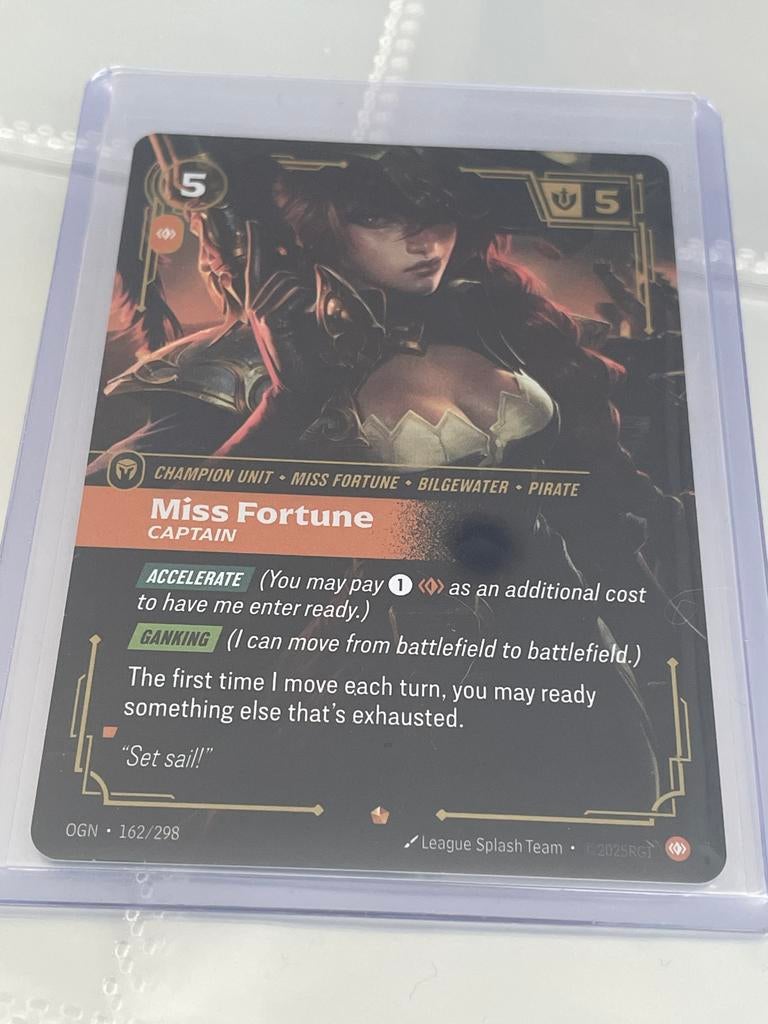 Miss Fortune - League of Legends TCG Kaart, Ophalen of Verzenden, Zo goed als nieuw, Losse kaart
