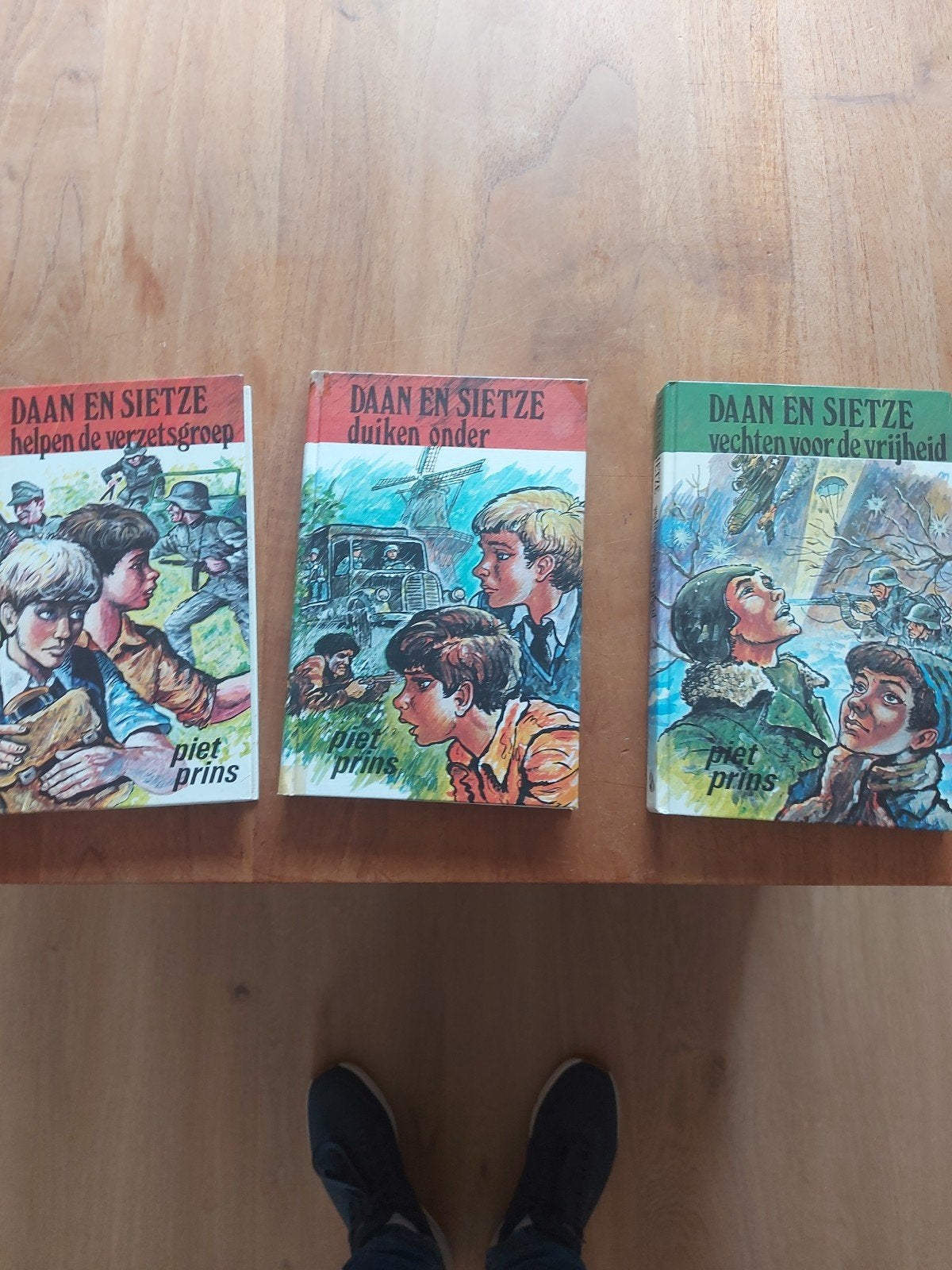 Daan en Sietze ( complete serie ) jeugd boeken wo2, Boeken, Ophalen of Verzenden, Tweede Wereldoorlog, Zo goed als nieuw, Piet Prins