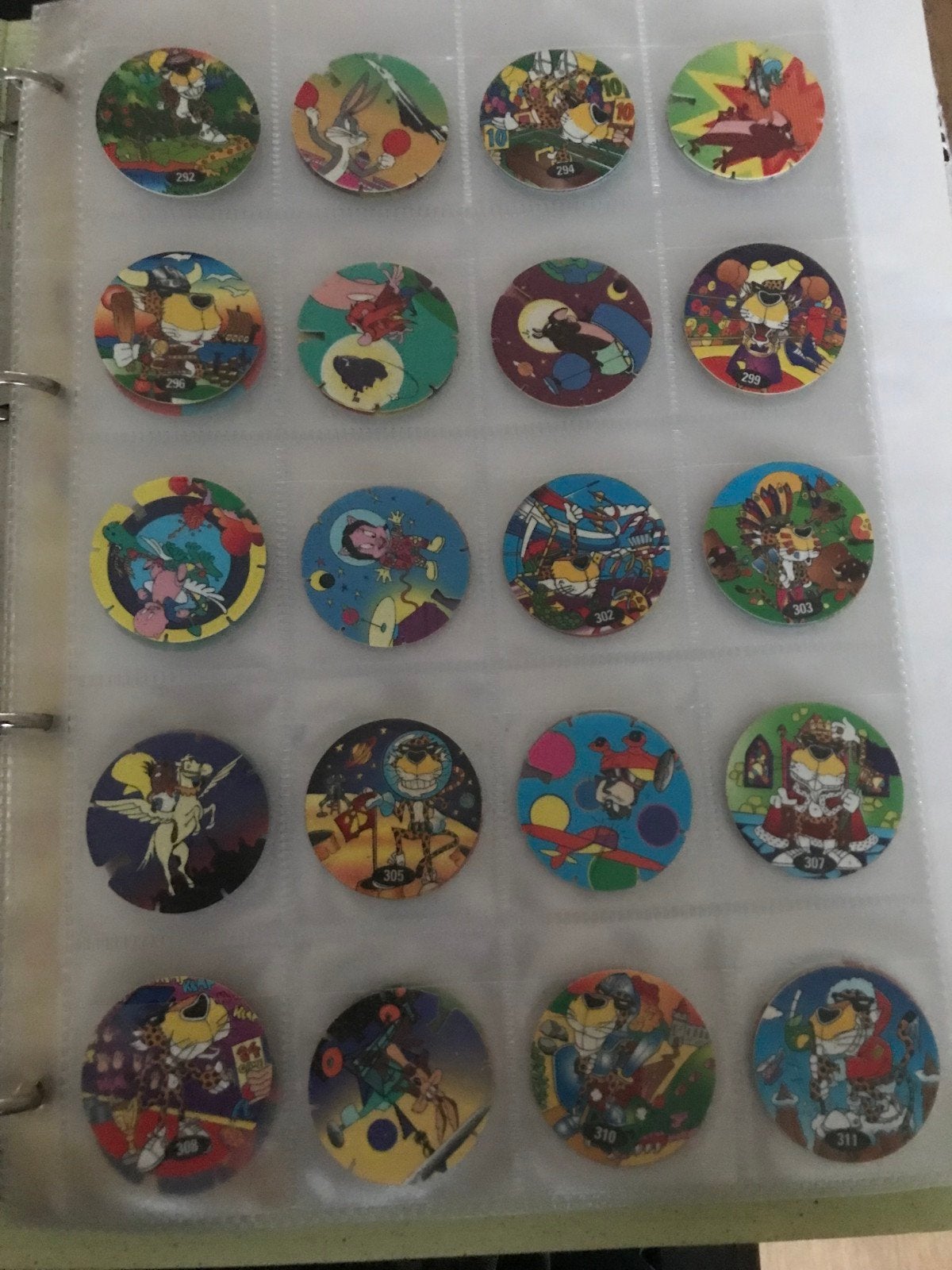 Flippo's Map 2 met Looney Tunes en Chester Cheetos, Ophalen of Verzenden, Looney Tunes, Map, Album of Poster, Met verzamelmap(pen)