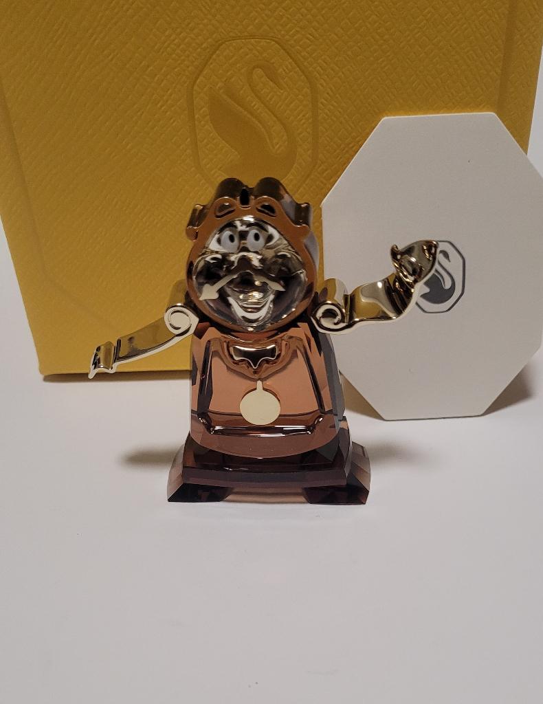 Swarovski Klok Cogsworth Beauty and the Beast Serie, Verzamelen, Swarovski, Swarovski@.com, Verzenden, Wattens, Nieuw
