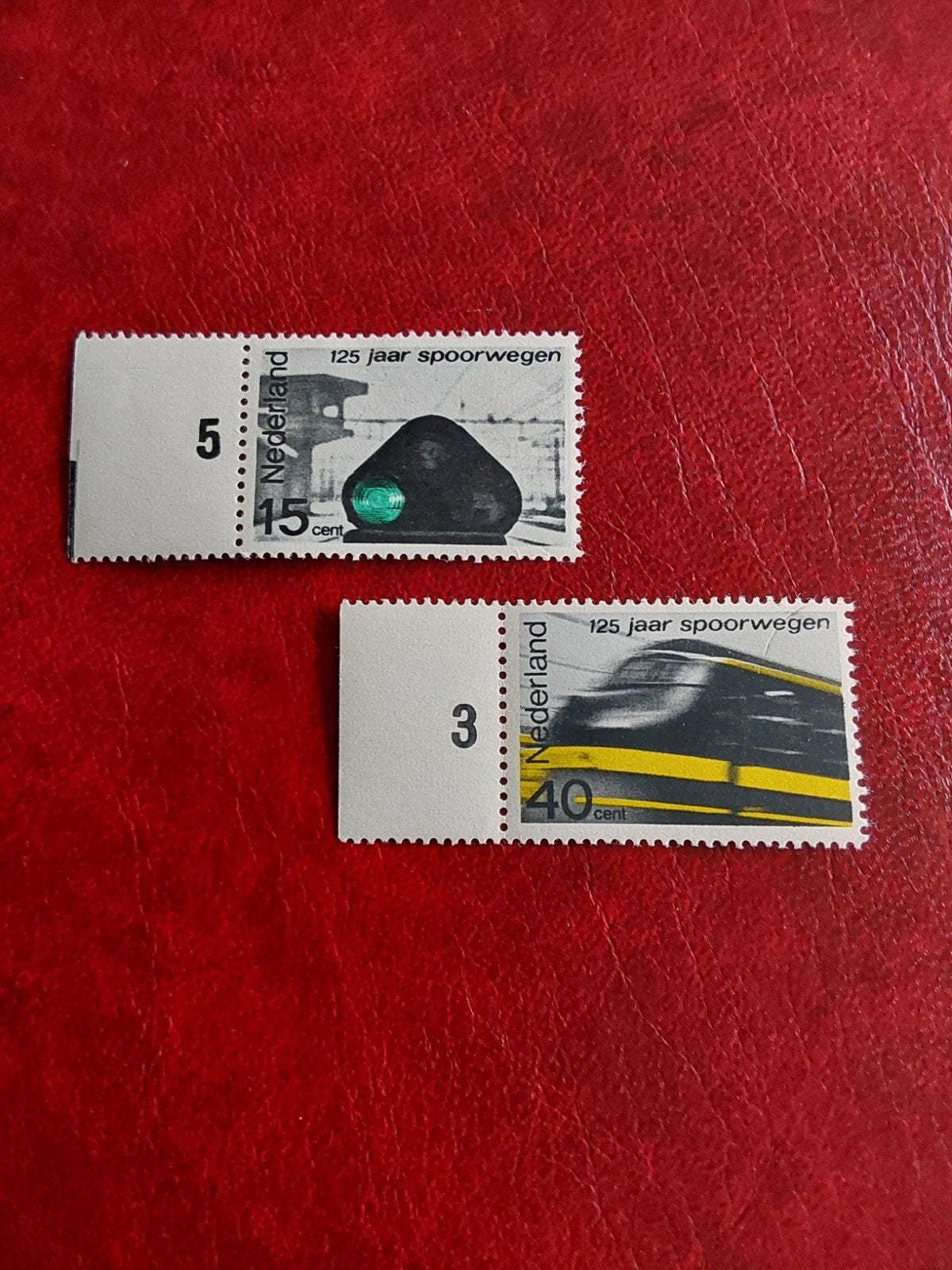 Nvph 818-819   125 Jaar Spoorwegen 1964 ( pf), Postzegels en Munten, Postzegels | Nederland, Ophalen of Verzenden
