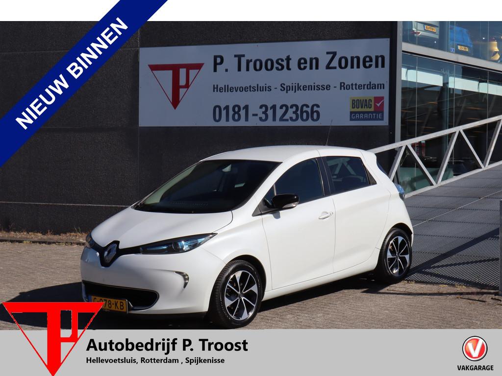 Renault ZOE Q90 Intens Huuraccu/Navigatie/Cruise control/Key, 12 maanden, Stof, Gebruikt, Zwart