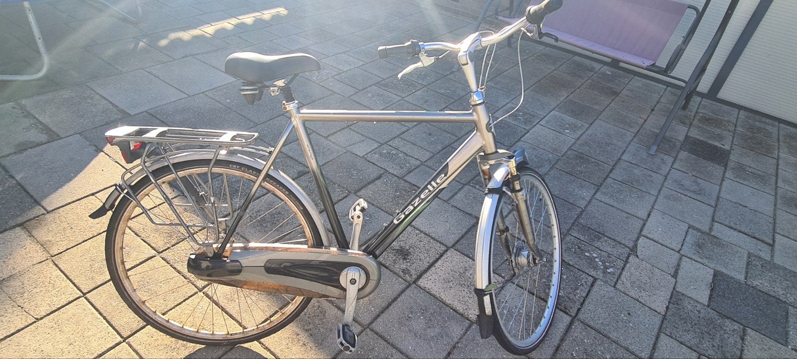 Gazelle herenfiets met 8 versnellingen, Fietsen en Brommers, Gebruikt, Velgrem, Versnellingen, Ophalen of Verzenden