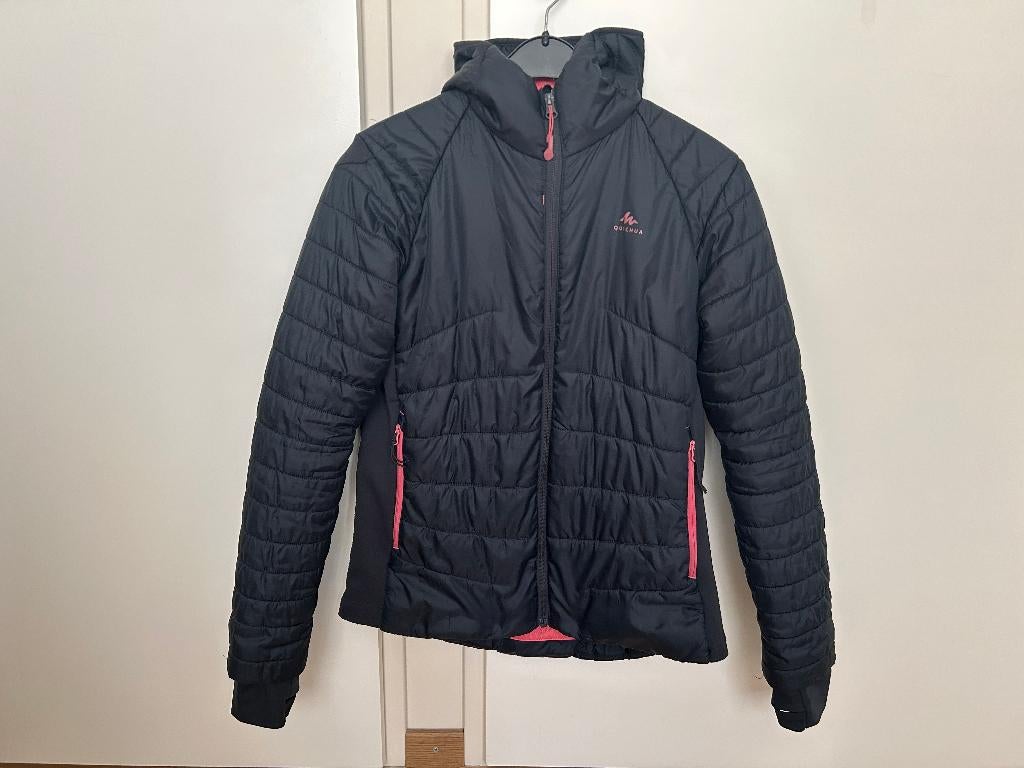 Heerlijke, zwarte jas Decathlon 160/166, Gebruikt, Jongen of Meisje, Decathlon, Ophalen of Verzenden