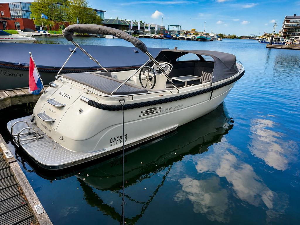 Primeur 715 Tender uit 2022 met 70 pk Suzuki buitenboordmoto, Watersport en Boten, Sloepen, Tender, Primeur, Ophalen of Verzenden