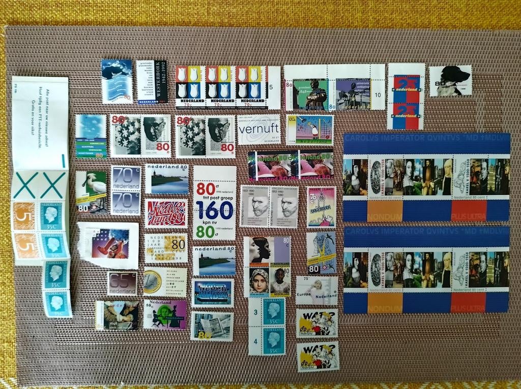 96 mooie Nederlandse ongestempelde Gulden postzegels., Postzegels en Munten, Postzegels | Nederland, Ophalen of Verzenden, Na 1940
