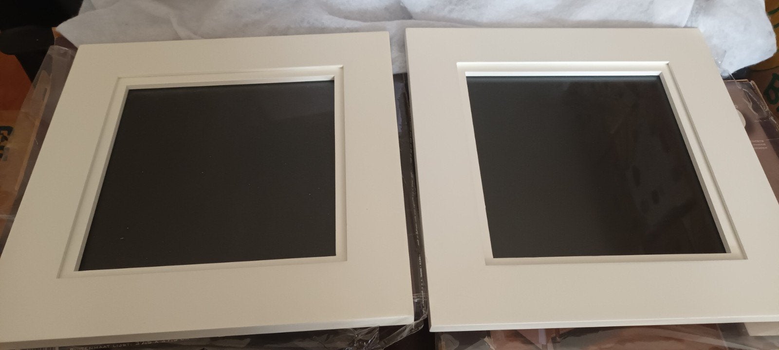 2x Nieuwe 3D Fotolijst Wit 25x25cm (37,5x37,5cm buitenmaat), Audio, Tv en Foto, Fotografie | Fotolijsten, Overige typen, Nieuw