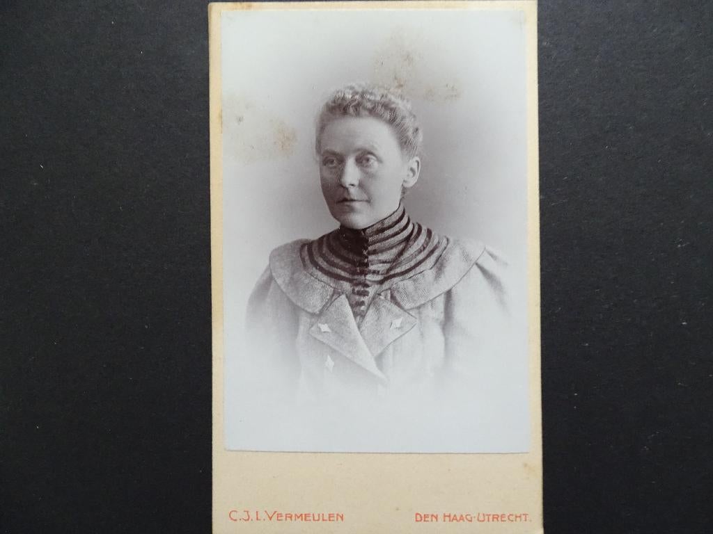 CDV foto / C.J.L. Vermeulen / Den Haag / Utrecht, Verzamelen, Ansichtkaarten | Themakaarten, Ophalen of Verzenden, Voor 1920, Ongelopen