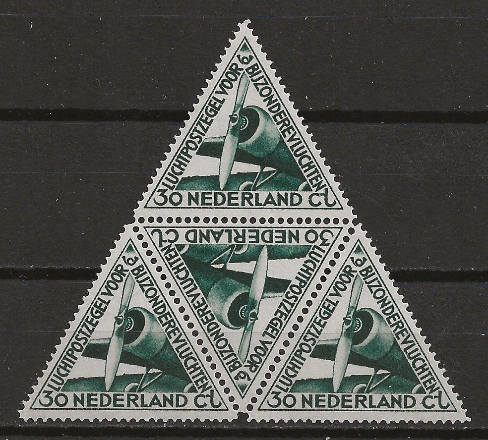 Nederland – Bijzondere vluchten – 1933 Postfris, Verzenden, T/m 1940, Postfris