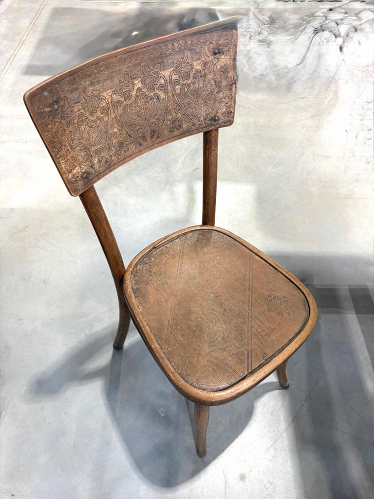 Set van 3 antieke stoelen Jacob en Josef gebroeders Kohn, Ophalen of Verzenden, Gebruikt, Bruin